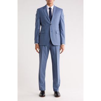 BOSS Karl Solid Suit in Light/Pastel Blue at Nordstrom Rack, Size 44 Regular