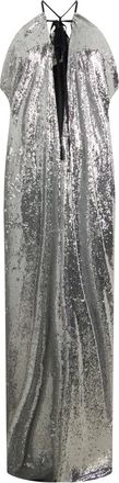 Philosophy di Lorenzo Serafini Elegant Long Dress - female - Philosophy di Lorenzo Serafini - Gowns - Gray - XS - Dresses
