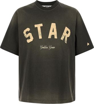 Golden Goose Grey Logo T-shirt