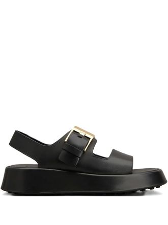 Tod's buckle-strap sandals - Black