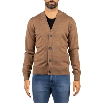 Alpha Industries C&aacute;rdigan de Botones Merino - Knitwear - Hombre - Marr&oacute;n - XL