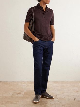 Loro Piana Linen Polo Shirt