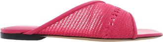 Ferragamo Nyna Mesh Slide Sandals, Size 7 C