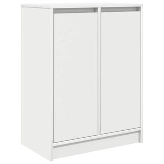 vidaXL Credenza Bianca 57x34x76 Cm In Legno Multistrato - Vidaxl