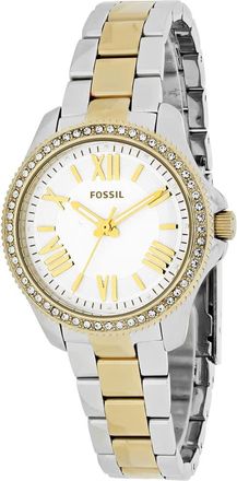 Fossil Womens Cecile White Dial Watch