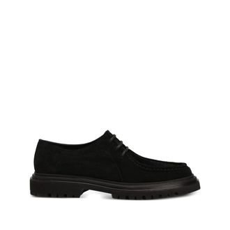 Dolce & Gabbana Derby Schoenen met Vetersluiting - Heren - Veterschoenen - Zwart - 43 1/2 EU - Leer - Schoenen