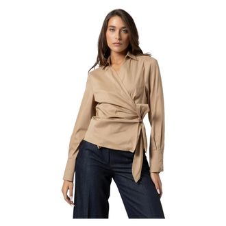 Kocca Dames, Blouses & Shirts, Bruin, Maat: XL