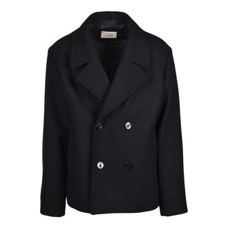 Jack & Jones Peacoat - Heren - Blazers - Zwart - XL - Wol - Jassen