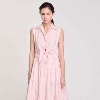 Robe Mousseline Onsoyours - Imprimé Fleuri Manches Courtes