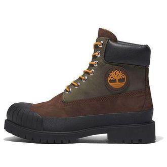 Timberland Premium 6 Inch Rubber-Toe Boot Dark Brown A2FXF931