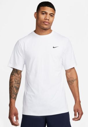 Nike Mens Dri-FIT T-Shirt - 7 Unlined Versatile Shorts Set White / Black Cotton - Size X-Large