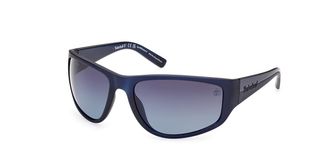 Timberland TB9288 Polarized 91D Mens Sunglasses Blue Size 66
