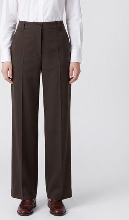 Parosh Wide-Leg P. A.R. O.S. H. Tailored Wool Blend Trousers