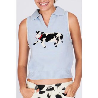 Rachel Antonoff Bessie Polo in Pale Blue at Nordstrom, Size Xx-Small
