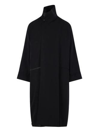 Yohji Yamamoto Cappotto con bottoni - Nero