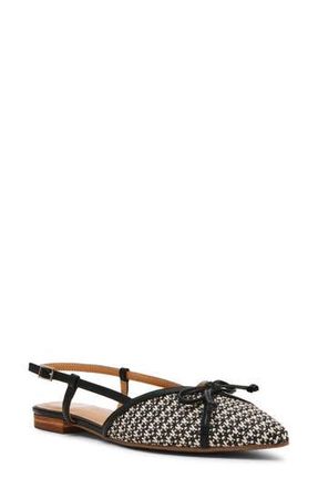 Dolce Vita Carsen Slingback Flat in Black White at Nordstrom Rack, Size 6.5