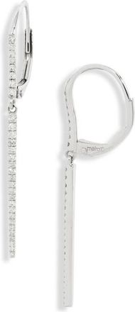 Meira T Diamond Spike Earrings in Silver at Nordstrom
