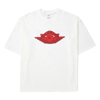 Nike Jordan x Saint Mxxxxxx S/S T-Shirt White University Red FV4716-100