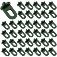 OEM 50 Ganchos Para Invernadero, Pl&aacute;stico, Accesorios Para Invernadero, Cestas Colgantes, Macetas, Plantas Colgantes Para Jard&iacute;n Exterior, Malla Aislante 