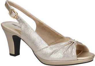 Easy Street Saturn Slingback Sandal in Champagne Sparkle at Nordstrom, Size 7.5