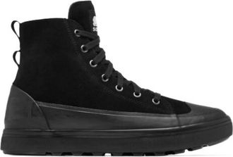 Sorel Mens Cheyanne Metro Ii Sneaker In Black, Sea Salt