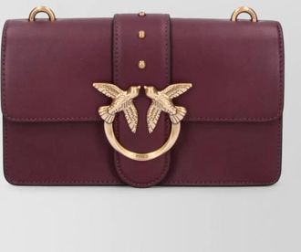 Pinko love bag leather clutch bag