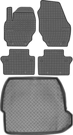 OEM Juego De Alfombrillas De Goma Para Coche Y Alfombrilla Para Maletero Para Volvo S80 Ii Sed&aacute;n (2006-2016)