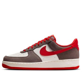 Nike Air Force 1 07 LV8 Cave Stone University Red FQ8714-201