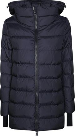 Herno A-Shape Chamonix Jas - Dames - Winterjassen - Blauw - XL - Leer - Jassen