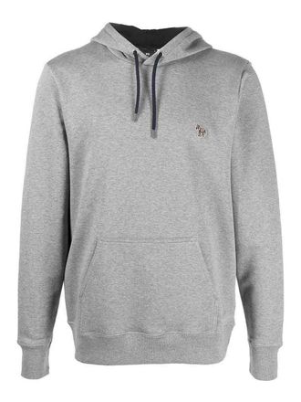 Paul Smith Zebra logo cotton hoodie