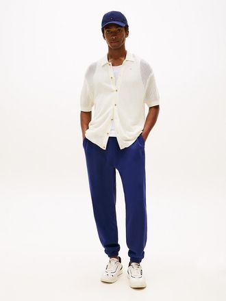 Tommy Hilfiger Mens Embroidered Logo Interlock Sweatpant - Navy - XXL