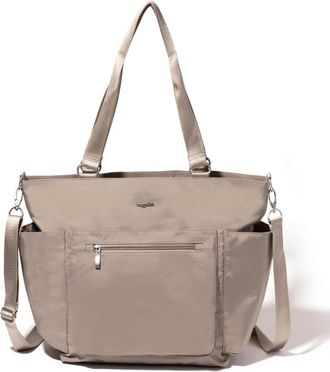 Baggallini Womens Modern Avenue Crossbody Laptop Tote Bag