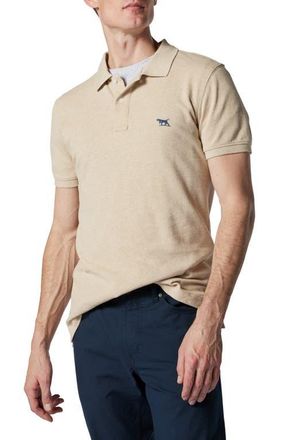 Rodd & Gunn Gunn Piqué Sports Fit Cotton Polo in Oat at Nordstrom, Size Xxx-Large