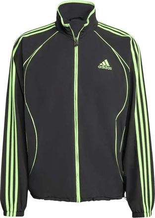 adidas Felpa Adicolor Teamgeist con dettaglio a righe - Nero