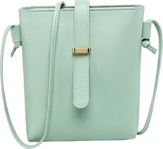 PartyKindom YARNOW Adjustable Rope Crossbody Bag for Women PU Leather Bucket Handbag with Large Capacity Multifunctional Shoulder Bag for Daily Use Shopping Parti