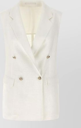 Tagliatore bernice double breasted vest notch lapels