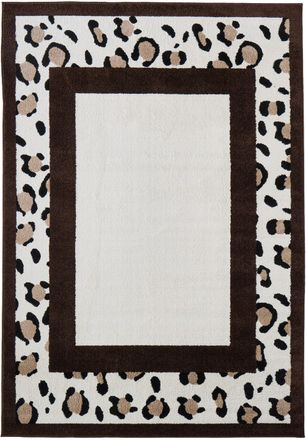 Nazar Rugs Alfombra de leopardo marr&oacute;n 200x290 cm