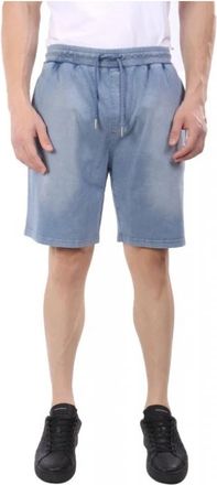 Karl Lagerfeld Denim Shorts - Heren - Korte Broeken - Blauw - M - Denim - Korte Broeken