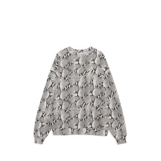 Anine Bing Miles Sweatshirt - Dames - Sweatshirts - Grijs - L - Katoen - Hoodies & sweatvesten