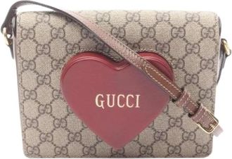 Gucci Pre-owned Cross Body Bags, female, Beige, Size: ONE SIZE Pre-owned Shoulder Bag