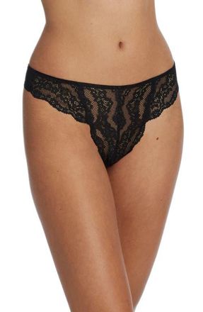 Skarlett Blue Impress Thong in Black at Nordstrom, Size Xx-Large