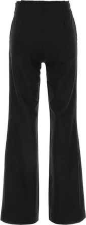 Diesel Womens Lumys Trousers Black Polyester Virgin Wool