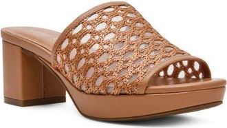 Anne Klein Paros Platform Sandal in Brown at Nordstrom, Size 5.5