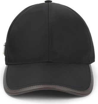 Prada Black Logo Baseball Hat