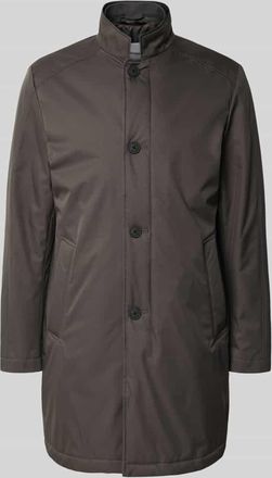 Roy Robson Nylon Coat mit Stehkragen und Eingrifftaschen in Oliv, Größe 48