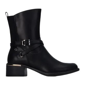 Refresh Schoenen, Dames, Zwart, 37 EU, Leer, Enkellaars