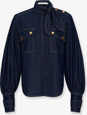 Zimmermann Camicia Cargo in denim - ZIMMERMANN - gender_Woman