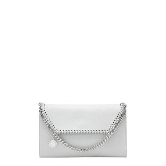 Stella McCartney Stella McCartney, Cross Body Bags, female, Gray, Size: ONE SIZE Wallet w/Chain Bag