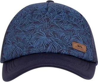 Trespass Alida Leaf Print Trucker Hat in Blue at Nordstrom