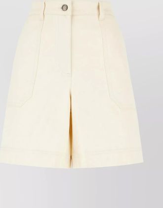 Moncler cotton bermuda shorts belt loops